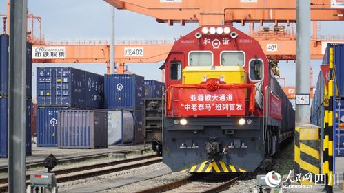 全国首列 中老泰马 全铁快速直达货运列车在蓉发车
